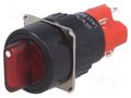 Switch: rotary; Pos: 2; SPST-NO + SPST-NC; 3A/220VAC; 2A/24VDC ONPOW V16-11X-2-R