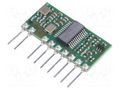 Module: RF; FM transceiver; FSK; 868.3MHz; serial; -100dBm; 20/11mA AUREL RTX-8L3V-FSK
