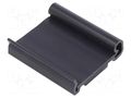 DIN rail mounting bracket; PVC; 50mm; Rail: TS35 FISCHER ELEKTRONIK KL-35-K-50