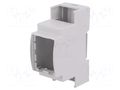 Enclosure: for DIN rail mounting; Y: 90.5mm; X: 36.3mm; Z: 62mm ITALTRONIC IT-25.0201000.BL