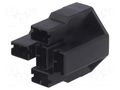 Terminals cover; female; snap fastener; ways: 5; black TE Connectivity 926526-1