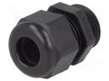 Gland; IP68; thermoplastic; M20; 6÷12mm; black HARTING 19000005183