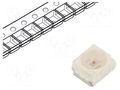 LED; orange; SMD; 3528,PLCC2; 7.1÷18mcd; 2.1÷2.8VDC; 120°; 10mA VISHAY VLMY31K1L2-GS08