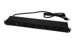 OUTLET STRIP, RACK MOUNT, 12, 15A, 6FT, BLACK 1583H12A1BKX