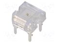 LED Super Flux; yellow; 7.62x7.62mm; 750÷1000mcd; 180°; 50mA OPTOSUPPLY OSY5PAZ3K1D
