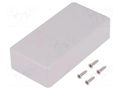 Enclosure: multipurpose; X: 50mm; Y: 100mm; Z: 25mm; 1591S; ABS; grey HAMMOND HM-1591ASGY