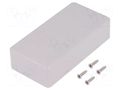 Enclosure: multipurpose; X: 50mm; Y: 100mm; Z: 25mm; 1591S; ABS; grey HAMMOND HM-1591ASGY