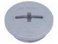 Stopper; M20; 1.5; IP68; polyamide; dark grey; SKINDICHT®; 6mm LAPP BLK-GL-M20+O-R7001