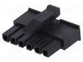 Connector: wire-wire; plug; female; PIN: 6; Micro MATE-N-LOK; 250V TE Connectivity 1445022-6