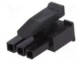 Connector: wire-wire; plug; female; PIN: 3; Micro MATE-N-LOK; 250V TE Connectivity 1445022-3