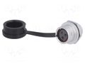 Connector: circular; socket; female; PIN: 3; IP67; SF12; 13A; 250V WEIPU SF1212/S3