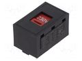 Switch: slide; Pos: 2; DPDT; 10A/125VAC; 4A/30VDC; ON-ON; THT; V C&K V80212MS02Q