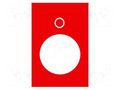 Label; red; Button marking: O; control cassette; 30x40mm SCHNEIDER ELECTRIC ZB2BY2931