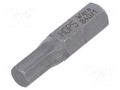 Screwdriver bit; hex key; HEX 5mm; 1/4"; Overall len: 25mm WERA WERA.840/1Z/5
