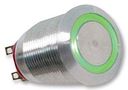 SWITCH, PUSHBUTTON ANTI VANDAL, ILLUMINATED, SPDT, 2A, 48VDC PV6H240SS-331.