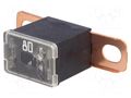 Fuse: fuse; 80A; automotive; JAPVAL; male; 36mm MTA JAPVAL-M48-80A