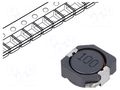 Inductor: wire; SMD; 10uH; 4.4A; 35mΩ; ±20%; 10.3x10.4x4mm Viking PSDB1004NT100