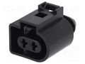 Connector: automotive; plug; female; MCP 2.8; for cable; PIN: 2 TE Connectivity 1-1355200-1