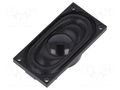 Loudspeaker; miniature,full-range,general purpose; 1W; 8Ω; IP64 VISATON VS-K20.40-8