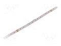 LED tape; white neutral; 5630; LED/m: 60; 12mm; white PCB; IP20 WISVA OPTOELECTRONICS HH-40KGK-5630GWNA