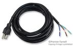 POWER CORD, NEMA5-15P, 9.8FT, 15A, BLACK SPC13282
