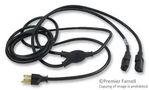 POWER CORD, NEMA5-15P/IEC, 10FT, BLACK 17273A