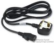 POWER CORD, IEC60320C-13, 2.5M, 10A, BLACK 17964