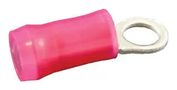 TERMINAL, RING TONGUE, #6, CRIMP, RED 36150.
