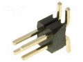 Connector: pin strips; pin header; male; PIN: 4; vertical; 1.27mm CONNFLY ZL322-2X2P