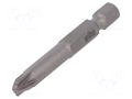 Screwdriver bit; PlusMinus PZ-type; PZ2/SL; 1/4"; PROFESSIONAL WIHA WIHA.7049XZ/SL/PZ2