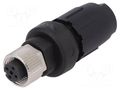 Connector: M12; plug; PIN: 4; female; straight; IP67; IDC; for cable MURRELEKTRONIK 7000-12641-0000000