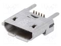 Connector: USB B micro; socket; on PCBs; SMT; PIN: 5; vertical MOLEX MX-105133-0011/C
