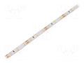 LED tape; white neutral; 2835; LED/m: 60; 8mm; white PCB; IP65 WISVA OPTOELECTRONICS HH-40KGG-2835FWAA