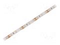 LED tape; white warm; 2835; LED/m: 60; 10mm; white PCB; IP65; 12W/m WISVA OPTOELECTRONICS HH-30KGI-2835FWAA