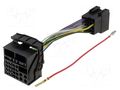 Connector; radio,ISO,Quadlock; Mercedes; PIN: 16 4CARMEDIA ZRS-166