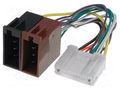 Connector; radio,ISO; Subaru; PIN: 20 4CARMEDIA ZRS-188