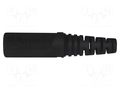 Connector: 4mm banana; socket; 32A; 33VAC; 70VDC; black; Ø: 4mm SCHÜTZINGER KU09LNI-SW