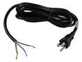 POWER CORD, NEMA5-15P, 9.8FT, 13A, BLACK 17515 10 B1