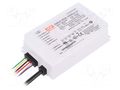 Power supply: switching; LED; 65W; 46÷62VDC; 1050mA; 180÷295VAC MEAN WELL ODLC-65A-1050