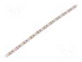 LED tape; white warm; 3528; LED/m: 120; 10mm; white PCB; IP20; 12VDC WISVA OPTOELECTRONICS HH-30KTI-3528FWNA