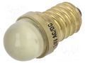 LED lamp; yellow; E14; 24VDC; 24VAC POLAM-ELTA LY-E14-24AC/DC
