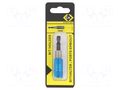 Holder; HEX 1/4"; Overall len: 60mm; magnetic C.K CK-4567D