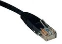 NETWORK CABLE, RJ45, CAT5E, 1FT, BLK N002-001-BK
