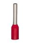 FERRULE TERMINAL, 12 X 1.4MM, CRIMP, RED 216-263
