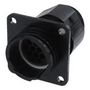 CIRCULAR CONNECTOR RECEPTACLE SIZE 17, 16 POSITION, PANEL 796275-1