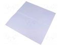 Heat transfer pad: silicone caoutchouc; L: 300mm; W: 300mm; 1W/mK NINIGI SILI300X300-G