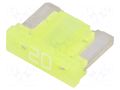 Fuse: fuse; 20A; 32VDC; automotive; MINIVAL LOW PROFILE; MINI MTA MINIVAL-LP-20A