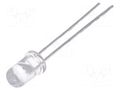 LED; amber; 5mm; 5500÷9300mcd; 30°; Front: convex; 1.8÷2.4VDC BROADCOM (AVAGO) HLMP-EL3A-WXKDD