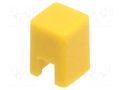 Button; push-in; 5.5mm; -25÷70°C; square; yellow; 4x4mm OMRON Electronic Components B32-1030