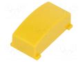 Button; rectangular; yellow MEC MEC16300-Y
